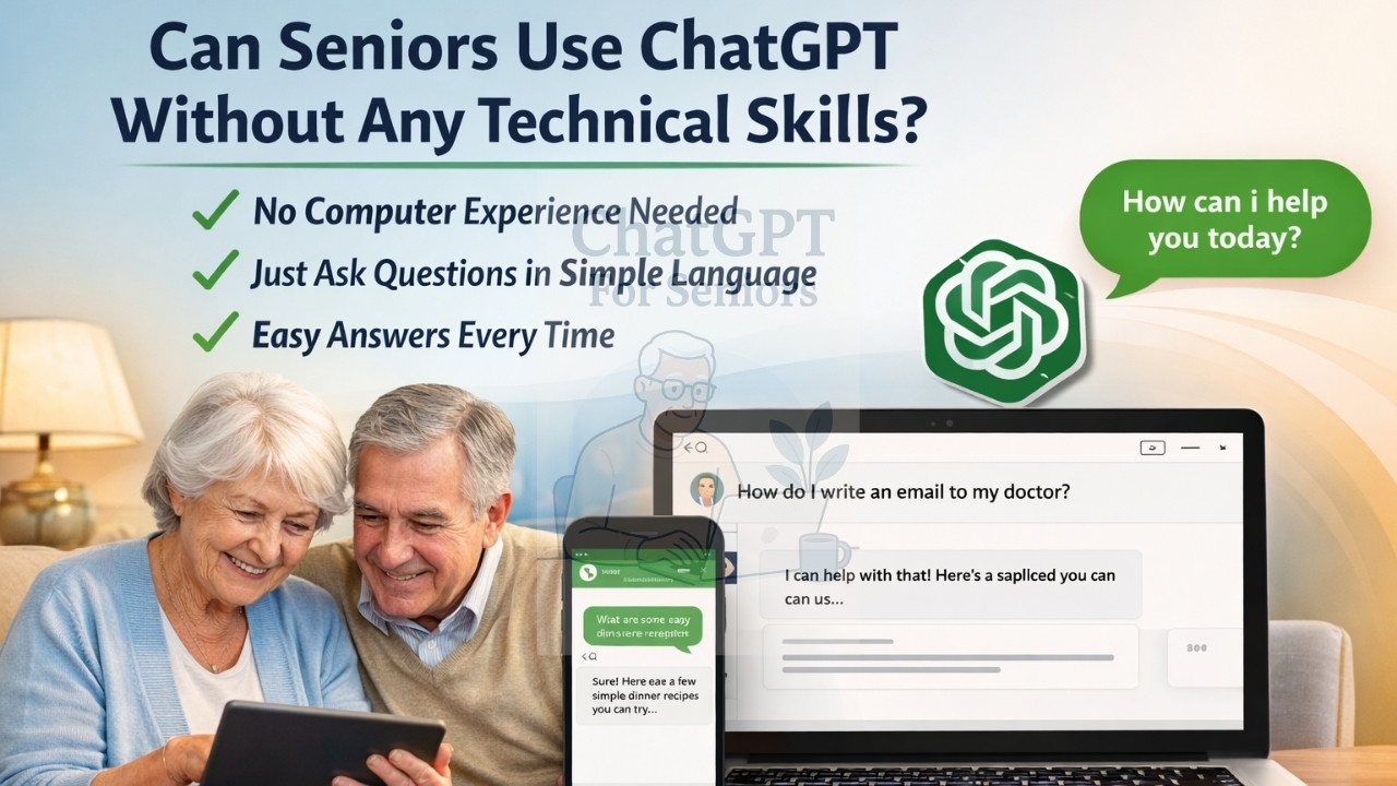 Can Seniors Use ChatGPT Without Any Technical Skills