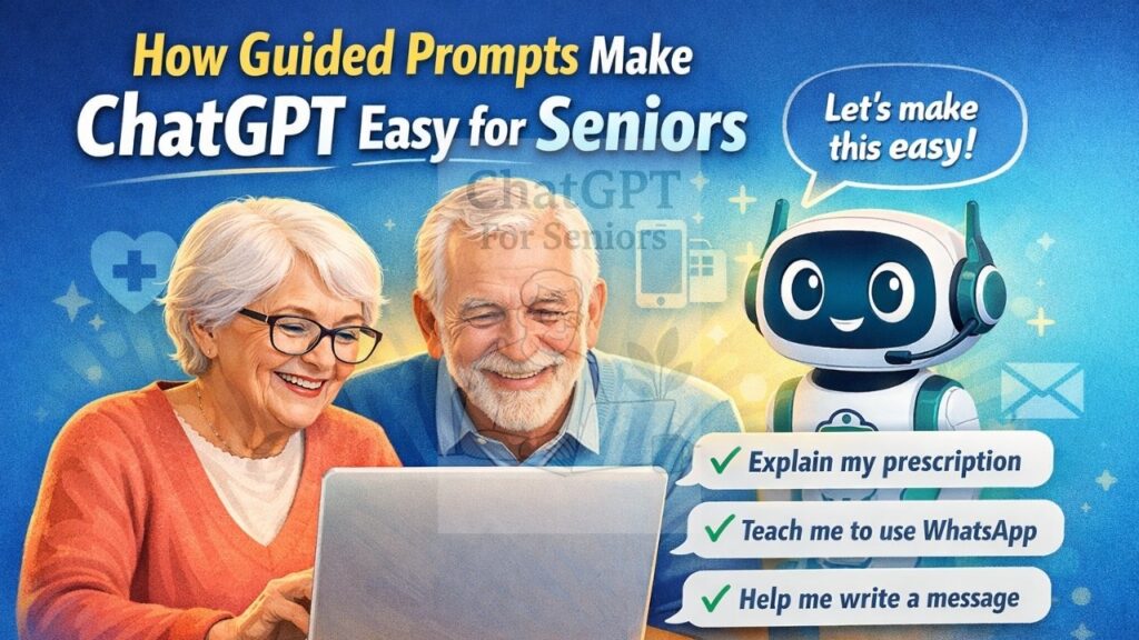 How Guided Prompts Make ChatGPT Easy for Seniors